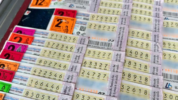 5797-1-Famous numbers for the period that sell very well from lottery sellers in the Chiang Mai area